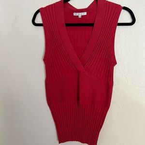 Cabi v-neck ribbed tank Medium